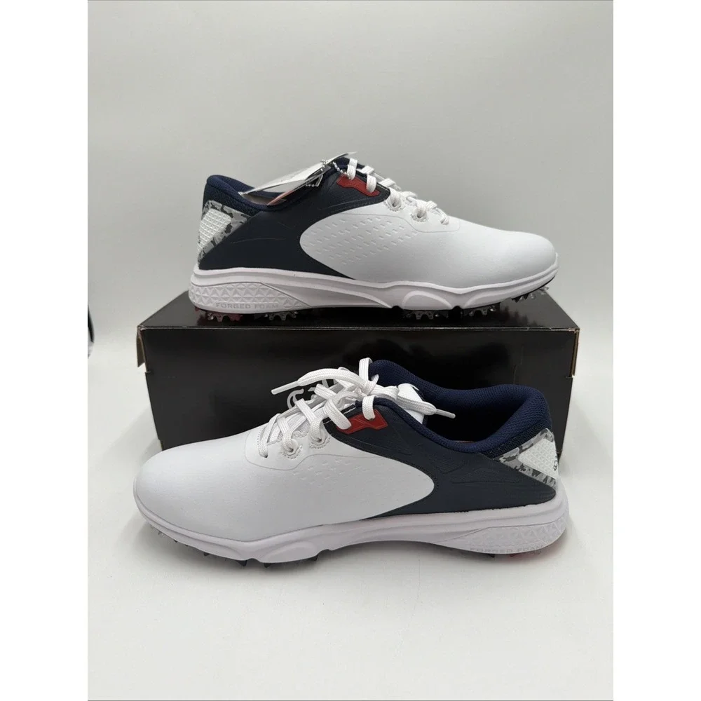 Callaway Coronado V3 White Navy Golf Shoes Men's Size 9.5